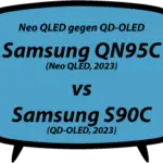 header vs Samsung QN95C vs S90C