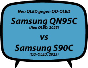 header vs Samsung QN95C vs S90C