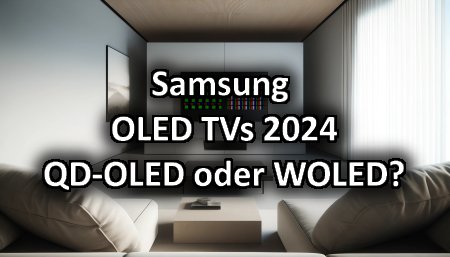 Header Samsung OLED TV Lineup QD OLED oder WOLED