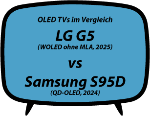 header vs LG G5 vs Samsung S95D