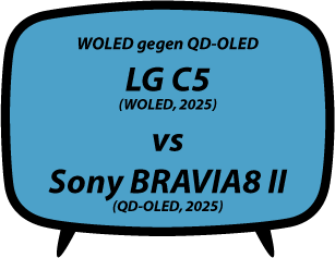 header vs LG C5 vs Sony BRAVIA8 II XR8M