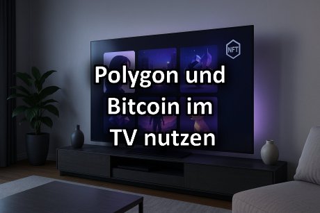 Header Polygon und Bitcoin im TV nutzen