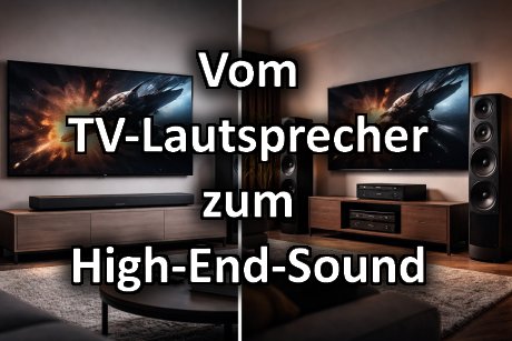 Header Vom TV Lautsprecher zum High End Sound