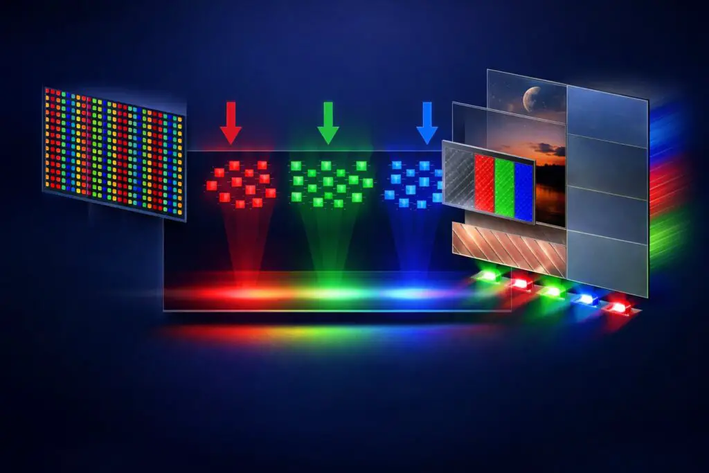 Micro RGB schematische Darstellung Micro RGB schematische Darstellung
