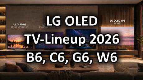 Header LG OLED TV Lineup 2026