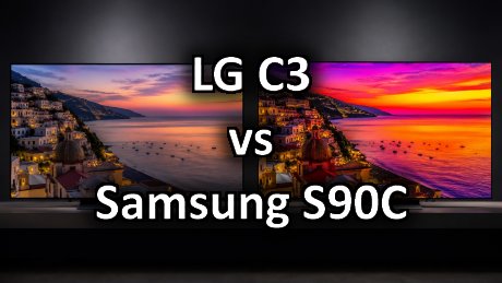 Header LG C3 vs Samsung S90C