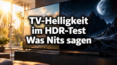 header TV Helligkeit im HDR Test